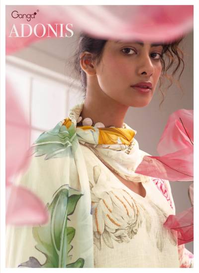 Adonis By Ganga Designer Linen Salwar kameez Collection